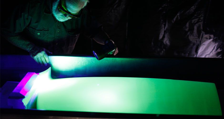 手電筒式探傷黑光燈用於熒光滲透探傷